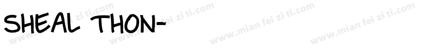 SHEAL THON字体转换
